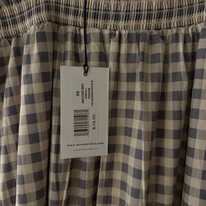 WEWOREWHAT Gingham smocked dress size XS never worn with tags!